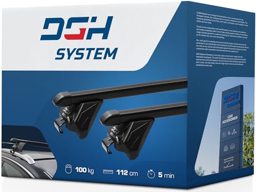 DGH System Barre portatutto portapacchi BARRE compatibile con PEUGEOT 308 SW SW...