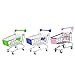 F Fityle 3pcs Mini Chariot de Supermarché Chariot à Charrette Enfant Faire Semblant de Jouer des Jouets
