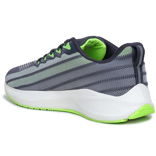 Image of ATHCO mens Mark Running Shoes for Man Comfortable Men's Sports Shoes with Memory Foam Cushioned Insole Sports Shoes for Men Running Walking Lightweight Gym Shoe for Men Comfortable Stylish & Casual Walking Shoe for Man Anti Slip Gym Footwear