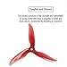 16pcs DALPROP T5045C 5045 5 Inch 3-Blades CW CCW Tri-Blade Propeller, Best Match for 200 210 230 250 FPV Racing Drone Quadcopter Frame Kit(4pcs Black, 8pcs Red,4pcsBlue)