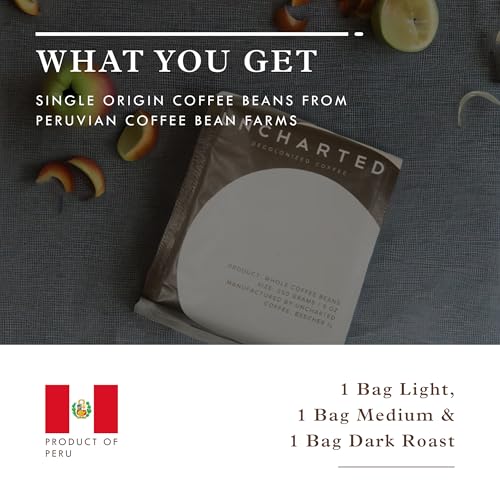 Café Orgánico en Grano 3 Pack 9 oz Uncharted Coffee miniatura 4