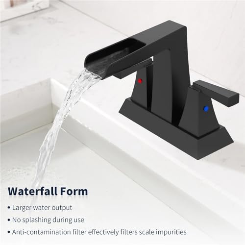 Robinet de lavabo eau chaude et froide pour moderniser un évier double trou