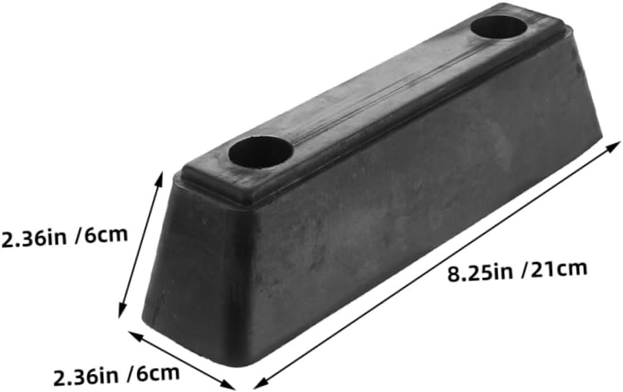 Rubber Bumper Guard for Trucks Durable Anti-Collision Rear Protection Pad Easy to Install Eyecatching Design Long for Cargo Bumper Safeguarding