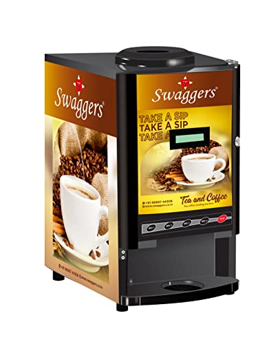 Image of swaggers 3 lane Coffee /Tea Vending Machine For shops|offices|company|Factory, No Milk Required