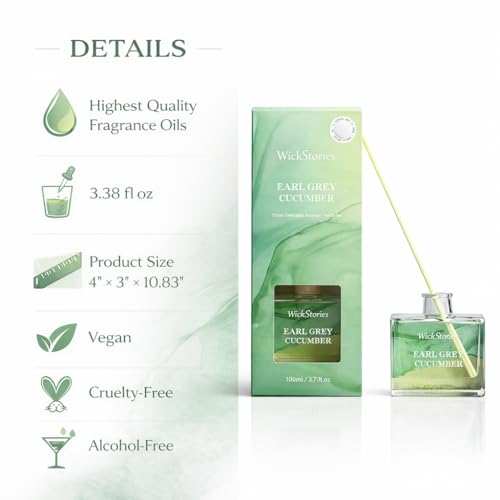 Difusor Aromático Earl Grey Pepino 3.38 fl oz miniatura 5