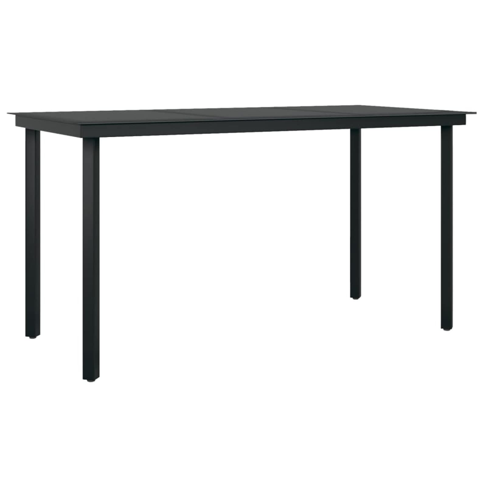 Brokky 3099362 Set da Pranzo da Giardino 7 pz con Cuscini Grigio e Nero Testata in Legno,Testata Letto Matrimoniale Muebles Dormitorio Spalliera Letto Testiere per Letto Matrimoniale