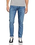 Vaqueros estilo 5 bolsillos Pepe Jeans Hombre Hatch Slim Fit Jeans, Wiser Wash Medium Used Ww6, 38W / 32L