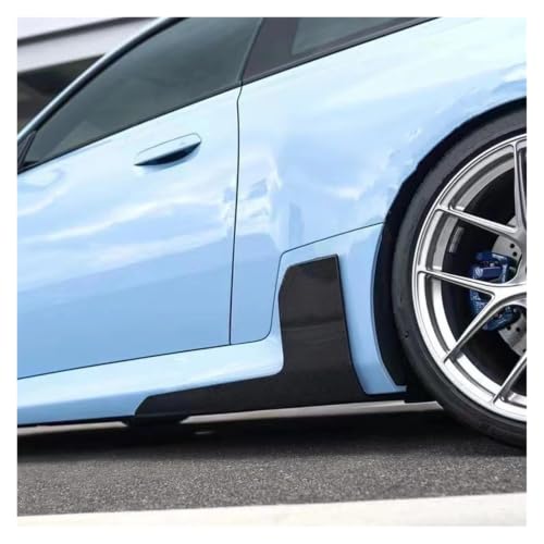 Faldones laterales para coche M2 G87 con divisores basculantes y winglets