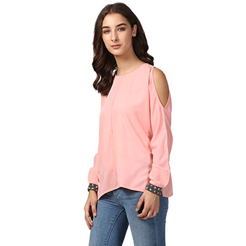 Image of Harpa Women's Polyester Round Neck Regular Fit Top