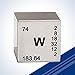 Tungsten Element Cube- Engraved - 1