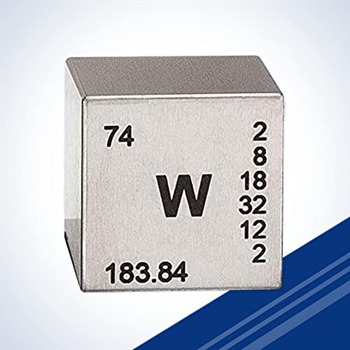 Tungsten Element Cube- Engraved - 1'