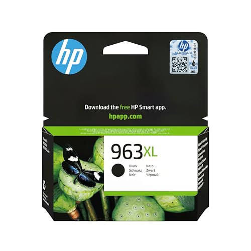 Encre noire HP 963XL cartouche originale à séchage rapide pour documents professionnels