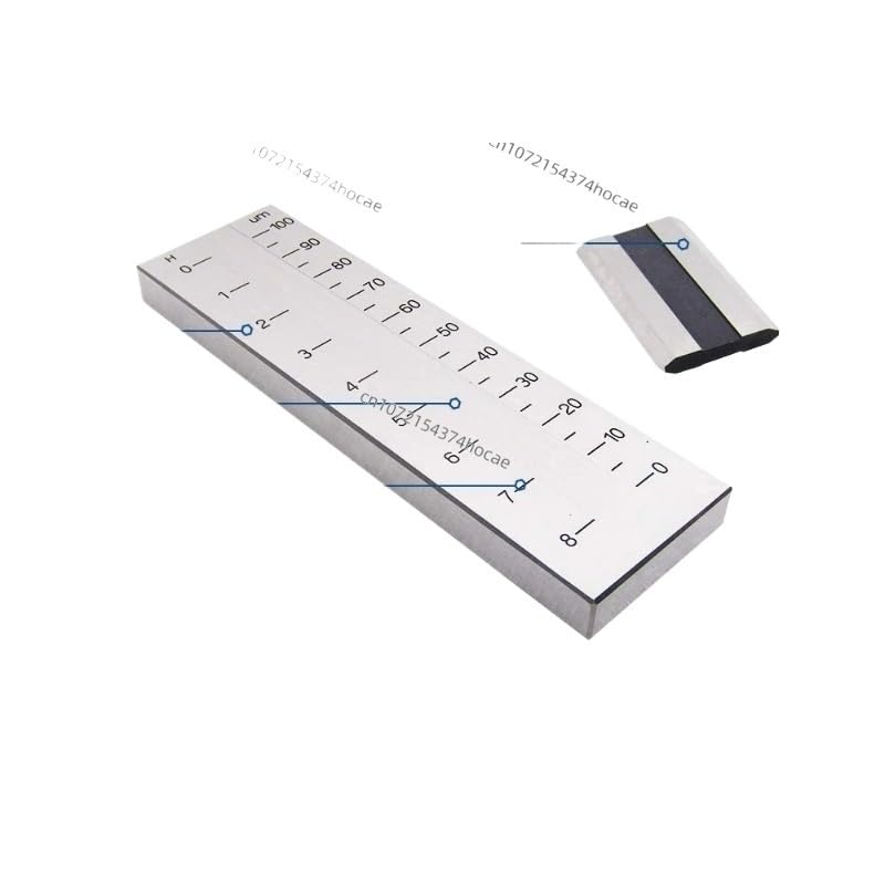 Grindometer Single-Channel Grind Fineness Gauge Gage Stainless Steel Gauge 0-100μm 0-8(0-25um)