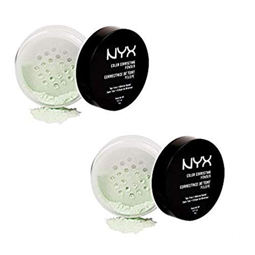 Pack of 2 NYX Color Correcting Powder, Green CCP01