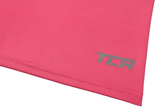 Tca Women's Pro Performance Short Sleeve Base Layer Running Training Top - Hot Pink S - Hot Pink - S #TOP5