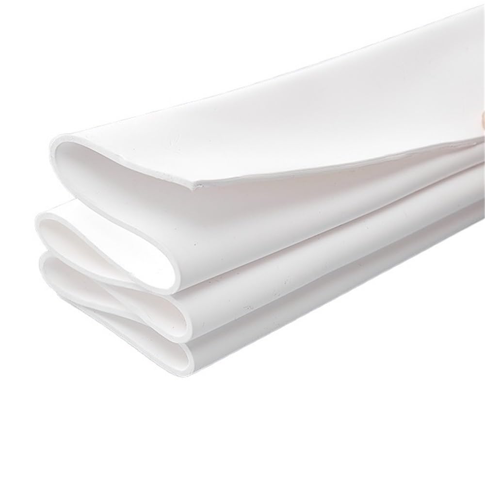 PTFE resistente al calor Teflon no adhesivo, Hoja de PTFE expandido en varios tamaños con un espesor de 0,5 a 10 mm(500 * 500 * 8MM)