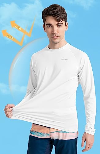 UPF50+ Rash Guard for Men - Long Sleeve Sun Shirts for Men Sun Protection Breathable Quick Dry Fishing Shirt2
