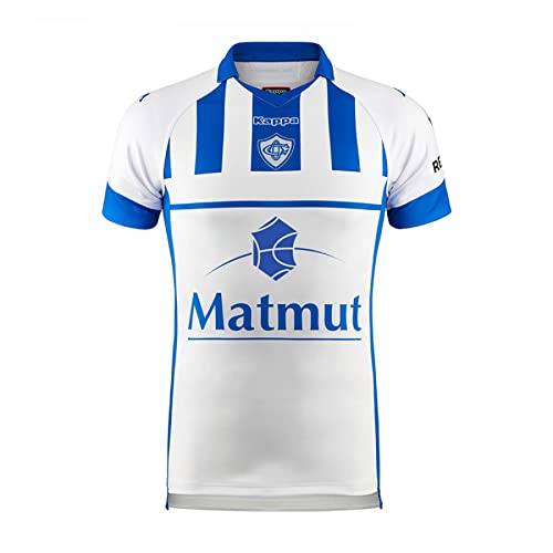Maillot Castres Olympique Extérieur rugby blanc homme grande taille 4XL