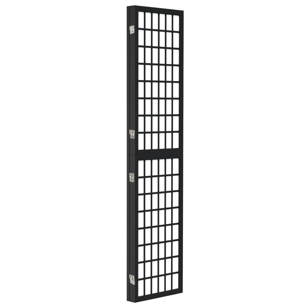 Paravent japonais pliable design Shoji avec papier de riz translucide comme séparateur de pièce pliable de style japonais en bois de sapin massif