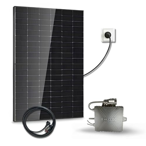 Kit Solaire 500Wc DMEGC – 1 Panneau Photovoltaïque Bifacial Bi-verre – Micro-onduleur Sossen 500W Wi-Fi – Plug & Play