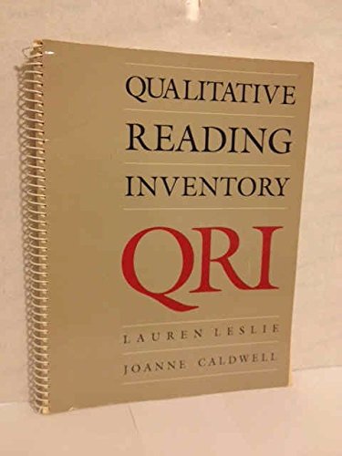 Qualitative Reading Inventory 0673187918 Book Cover