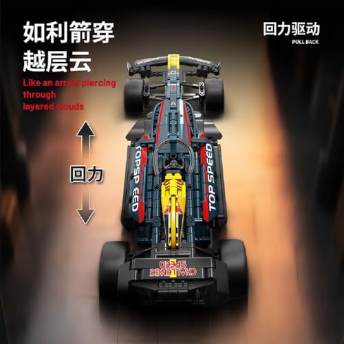 Image of F1 Racing Car Building Blocks Set for Kids, Formula Racer Construction Toy, STEM Educational Sports Car Model Kit
