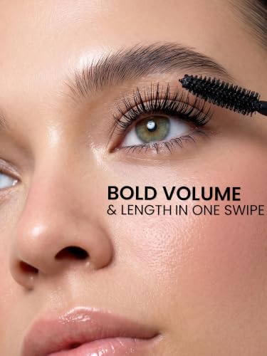 Image of FLiCKA Lash It Out Mascara Waterproof With Intense Jet Black Color| Long Lasting, Lightweight, Smudge Proof Mascara For Women, Black, 9ml