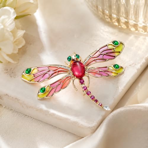Image of Fashion Dragonfly Booch Pin Jewelry Gift for Women