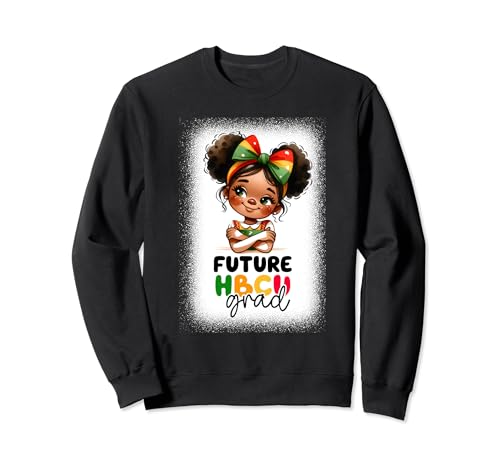 Future HBCU Graduación Negra Niña Niños Graduación HBCU College Sudadera