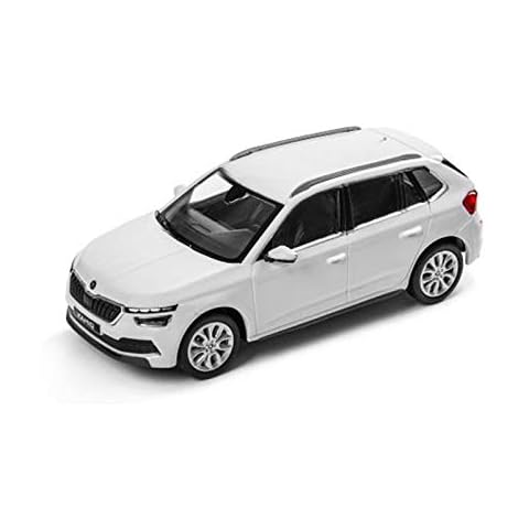 Skoda 658099300S9R Kamiq Model Car 1:43 Moon White Accessories Miniature Cover