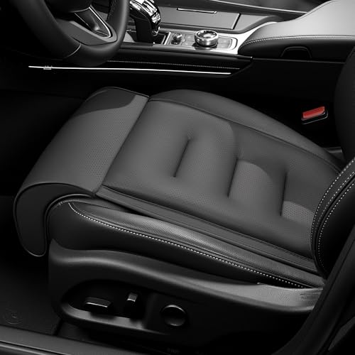 Car Seat Leg Extender Relieve Fatigue Car Seat Cushion with Leg Support for Long Driving Memory Foam Legs Rest for Office Chairs Leg Support Cushion for Driver Black