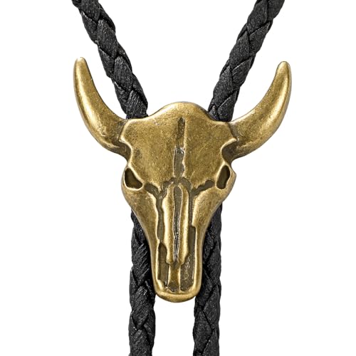 Image of Bolo Tie for Women Men, Western Bolo Tie Rodeo Cowgirl Cowboy Tie Bolo Ties Cowboy Accessories for Men Women