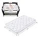 Feisaibaoly Pack and Play Mattress (38 “x26 ”x1.5),Skin Friendly Fabric, Soft, Breathable and Quiet, Provides Baby Friendly Support and Helps Healthy Spine Development,Pack and Play Topper.