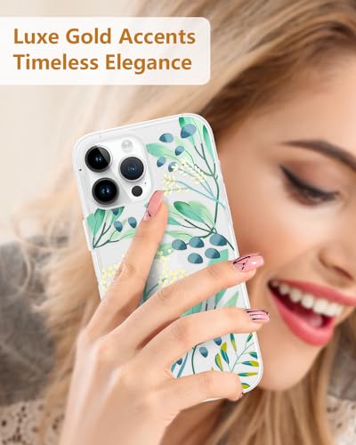 Coque iPhone 15 Pro motif floral de prairie Scorpify
