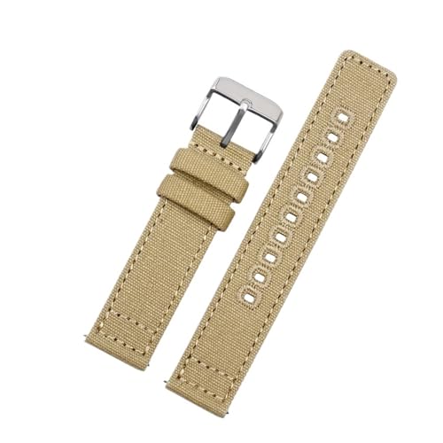 [DNYXGDGSL] NCbN[X YEHb`oh n~g J[L tB[h ZCR[ JVI LoXEHb`Xgbv 20 22mm A[~[O[ O[ u[ iCXgohΉ(B Khaki-steel,22mm