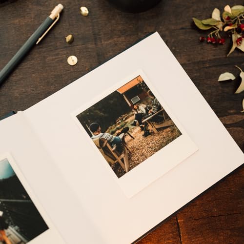 Grupo Erik Fotoalbum zum Selbstgestalten Astral Scrapbook Weiße Seiten - Fotoalbum Klein 16x16 cm - Photoalbum 24 selbstklebend Seiten