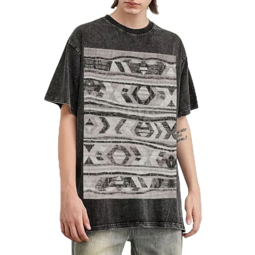 T-shirt surdimensionné gris en coton lourd vintage pour style urbain durable