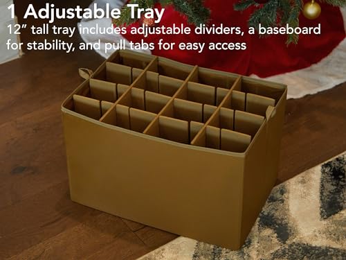 image for Covermates Keepsakes Adjustable Ornament Storage Bag – Heavy-Duty Po