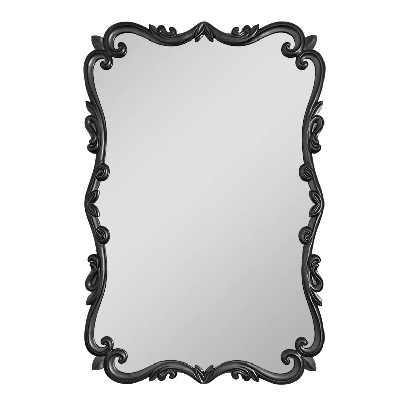 KIBONCY Espejo, Espejo De Cuerpo Entero Colgante O Apoyado, Espejo De Pie Independiente, Espejo De Pared De Cuerpo Completo con Marco De Madera para Dormitorio, Sala De Esta A-80 * 180cm