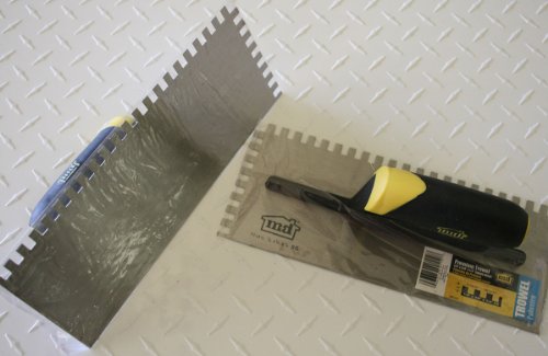 FlorCraft® 1/4" X 1/4" X 1/4" Square-Notch Trowel With Plastic Handle At Menards - View #8