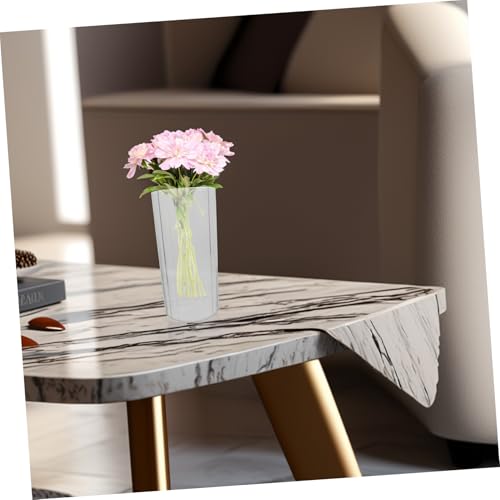 Jarrón de diseño moderno y transparente para floristería 8