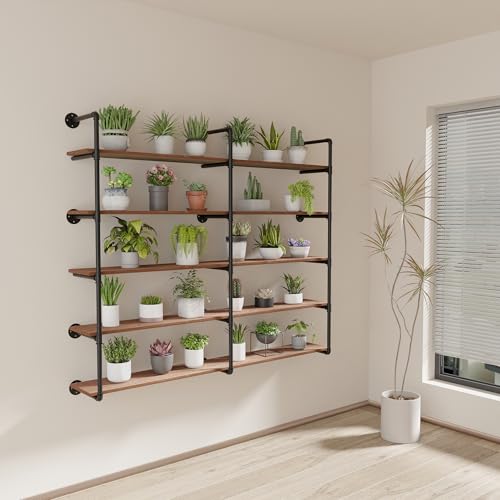 Industrial-Pipe-Shelf-5-Tier72-inch-Industrial-Wall-Shelves-with-Solid-Wood-PlankPipe-Shelving-Wall-Mounted-for-FarmhouseFloating-Pipe-Book-Shelves-for-Kitchen-and-Bar-Shelving