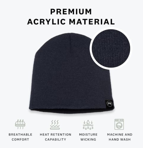 Image of Revony Evony Beanie Cap - Soft Knit Beanie Hat - Warm and Durable
