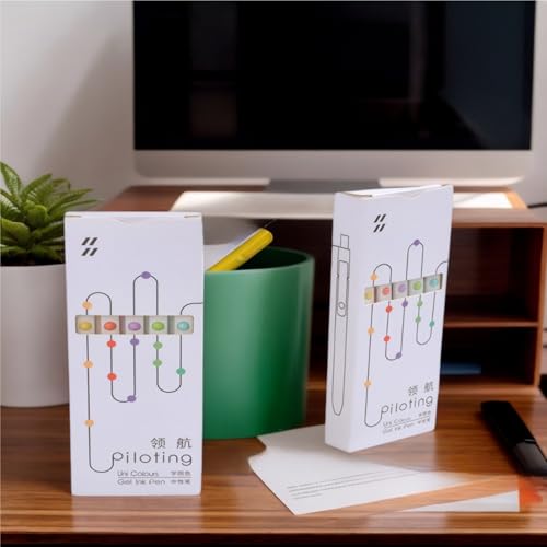 5 bolígrafos retráctiles de tinta negra gel 0.5 mm pack miniatura 4