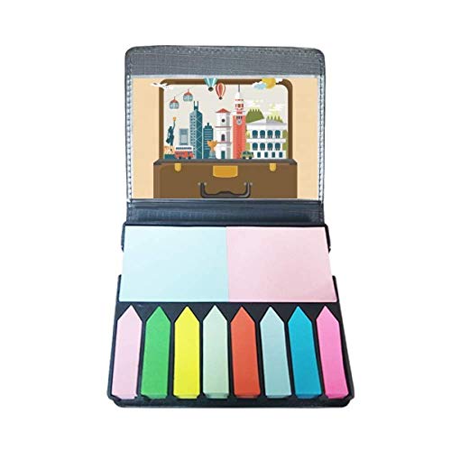 Marqueur page Hong Kong et bloc note coloré pour bureau créatif