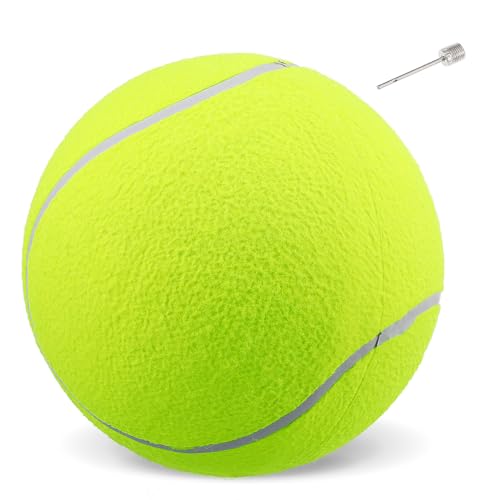 VILLFUL Großer Tennisball Für Haustiere Strapazierfähiges Nylon-Spielzeug Für Hunde Und Katzen Für Outdoor-aktivitäten Und Strandspaß