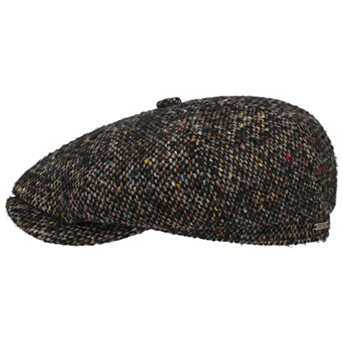Stetson Hatteras Colour Dots Flat Cap Men Black 7