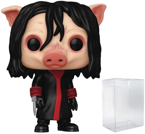POP Funko Movies: Saw - Jigsaw Limited Edition Chase Vinyl Figure (Bundled with Compatible Box Protector Case) Multicolored 3.75 Inches