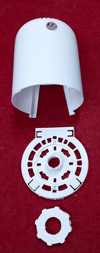 PMW - White Plastic Table Fan Back Cover&Guard Lock Nut & Set-image-37