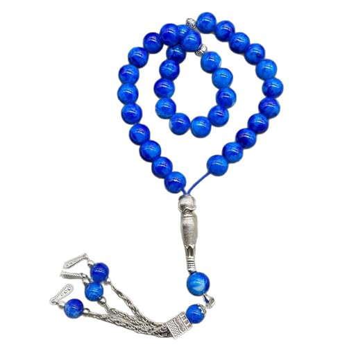 33 ガラス樹脂数珠数珠ネックレス仏教ジュエリースタイリッシュなスピリチュアル手首アクセサリーガラスビーズ